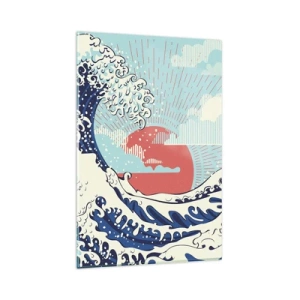 Glastavla - Bild på glas - Ur japanska inspirationer - 80x120 cm