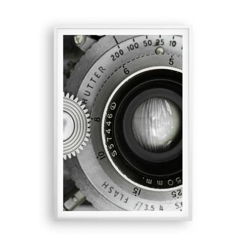 Affisch i vit ram - En berättelse om Hollywood - 70x100 cm