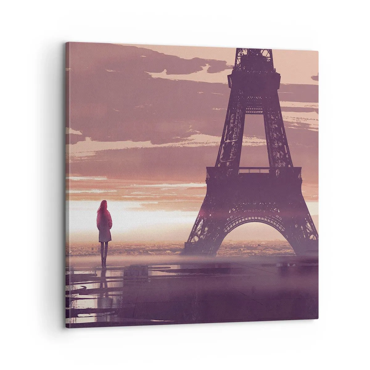 Canvastavla - Bild på duk - Bara de två - 60x60 cm