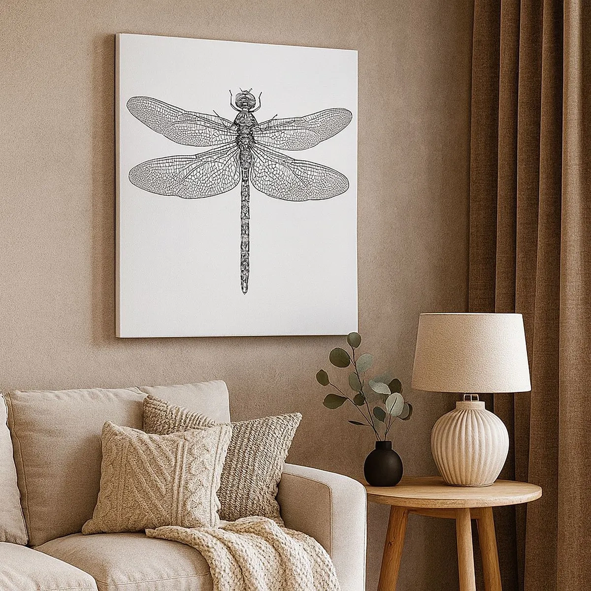 Canvastavla - Bild på duk - Precision i naturen - 30x30 cm