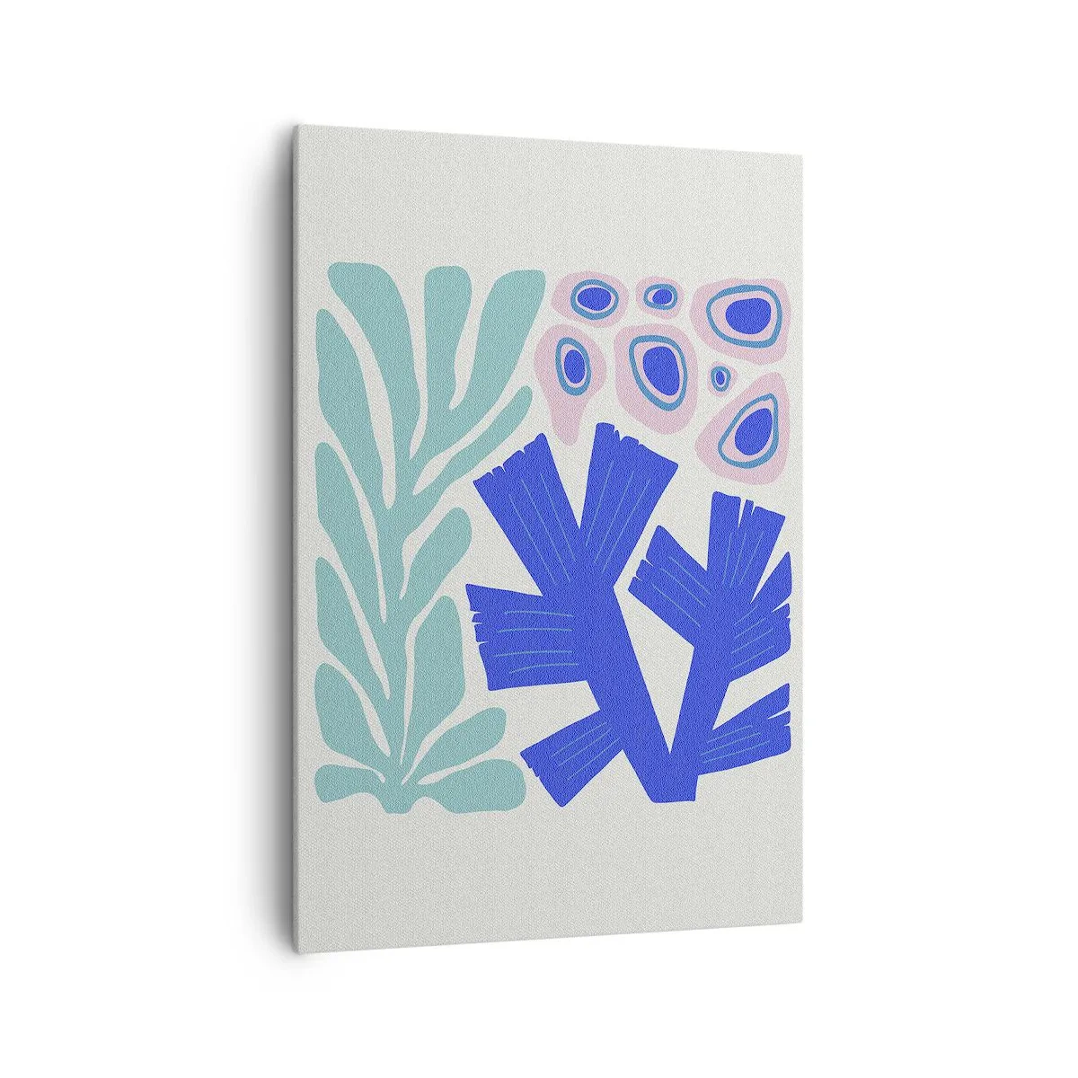 Canvastavla - Bild på duk - Undervattensträdgård - 70x100 cm