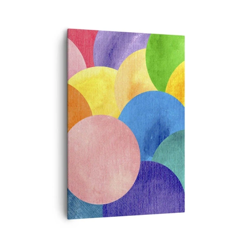 Canvastavla - Bild på duk - Full av liv - 70x100 cm