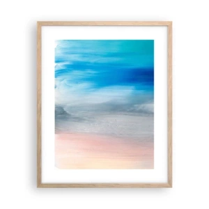 Affisch i ram av ljusek - Element: luft - 40x50 cm