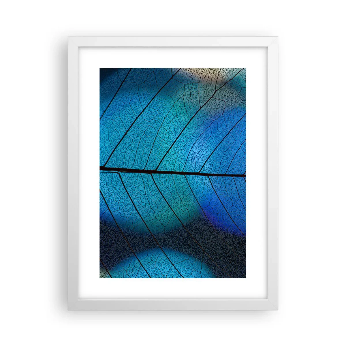 Affisch i vit ram - Invecklad konstruktion - 30x40 cm