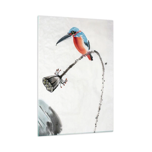 Glastavla - Bild på glas - Ängens liv - 50x70 cm