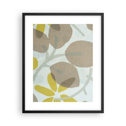 Affisch i svart ram - Komposition i solskenet - 40x50 cm