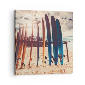 Canvastavla - Bild på duk - God natt, vi ses imorgon - 70x70 cm