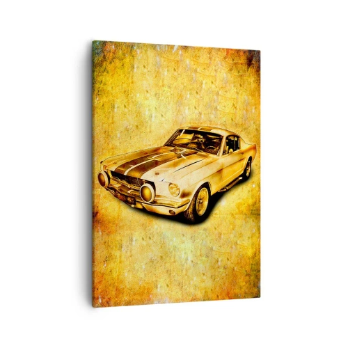 Canvastavla - Bild på duk - Galna 70-talet - 50x70 cm