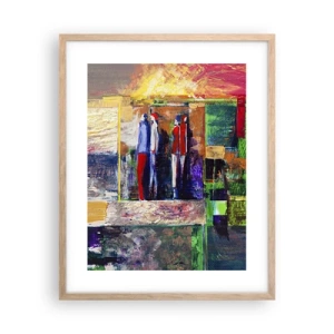 Affisch i ram av ljusek - Relationer och emotioner - 40x50 cm