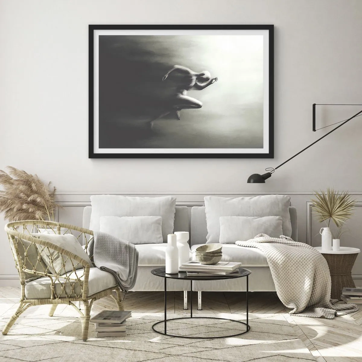 Affisch i svart ram - Omöjlig att stoppa - 50x40 cm