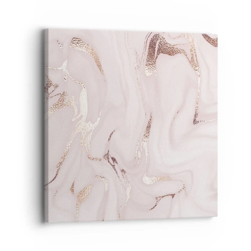 Canvastavla - Bild på duk - Rosa raseri - 30x30 cm