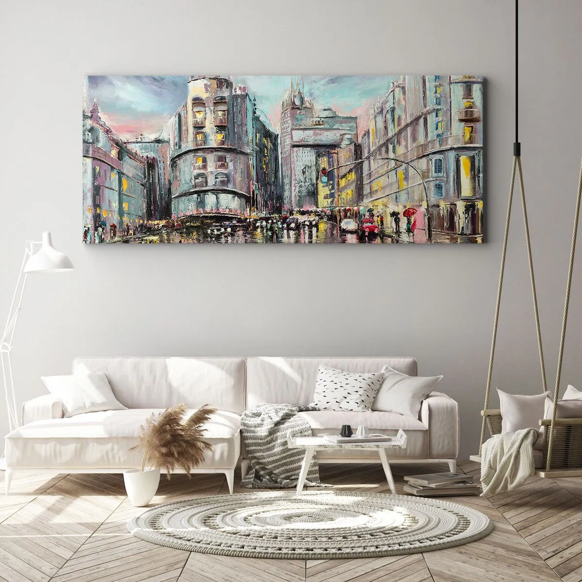 Canvastavla - Bild på duk - Det blir en lyckad kväll - 100x40 cm