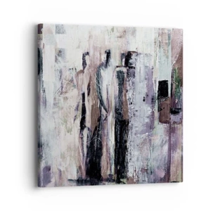 Canvastavla - Bild på duk - De mystiska tre - 40x40 cm