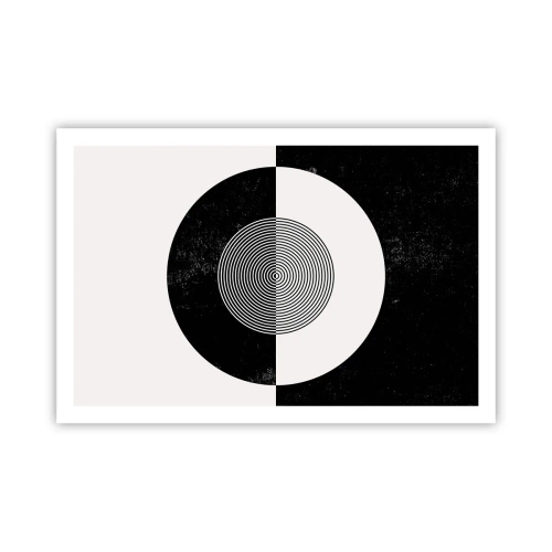 Affisch - Harmoni i svart och vitt - 91x61 cm