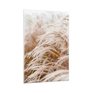 Glastavla - Bild på glas - Buga för höstsolen - 80x120 cm