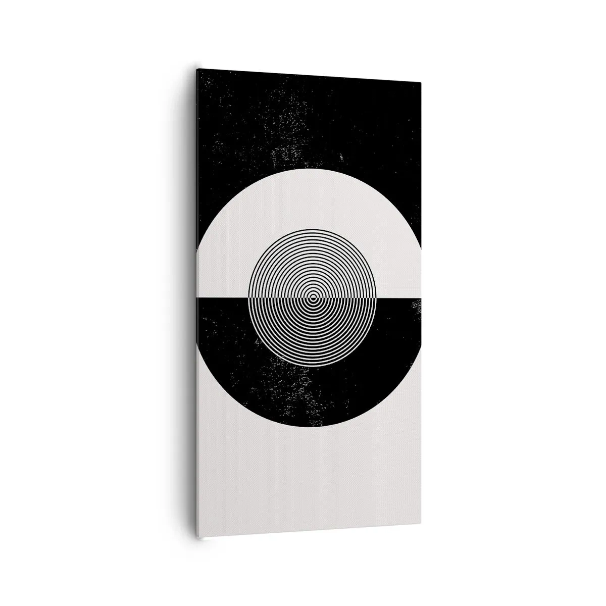 Canvastavla - Bild på duk - Harmoni i svart och vitt - 65x120 cm
