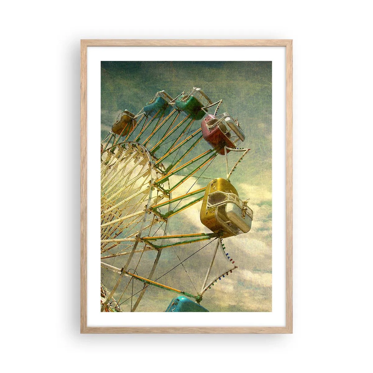 Affisch i ram av ljusek - Kommer att bli, kommer att bli kul.... - 50x70 cm