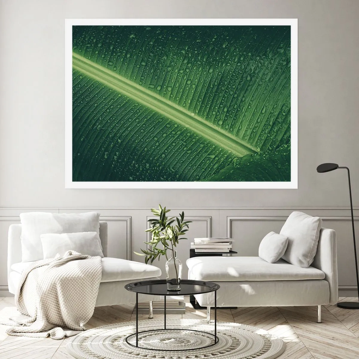 Affisch - Grönskans struktur - 91x61 cm