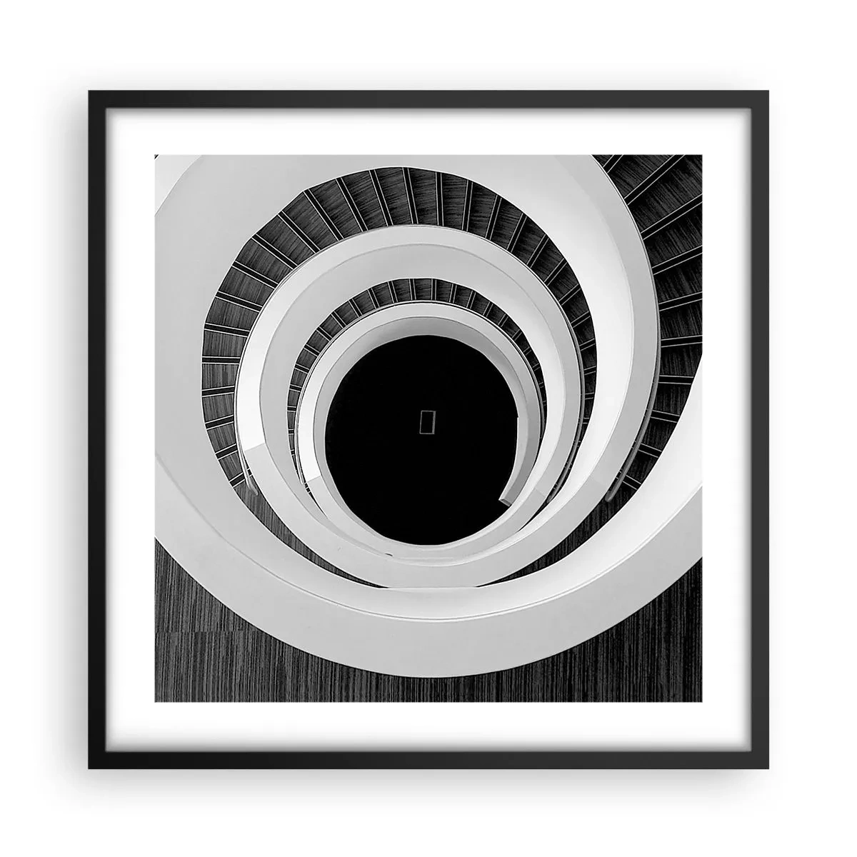 Affisch i svart ram - Till sakens kärna - 50x50 cm