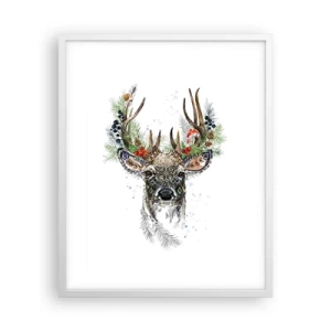 Affisch i vit ram - I högtidskläder - 40x50 cm