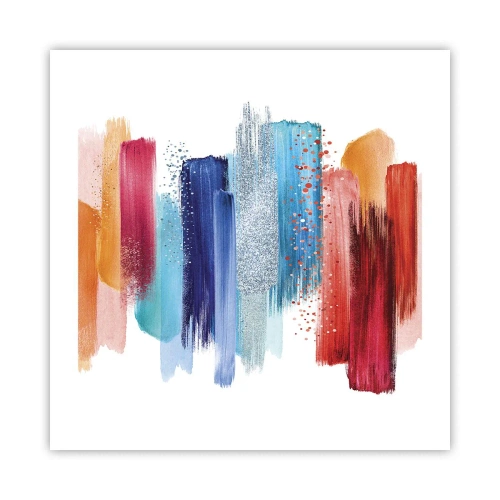 Affisch - Upp och ner  - 50x50 cm