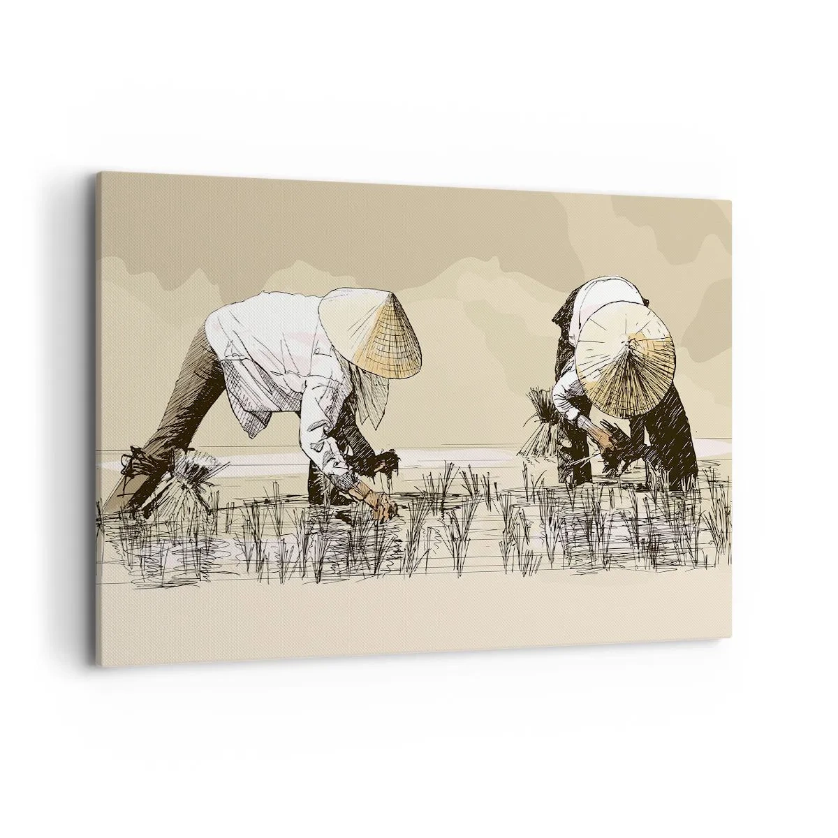Canvastavla - Bild på duk - Lyckad skörd - 100x70 cm