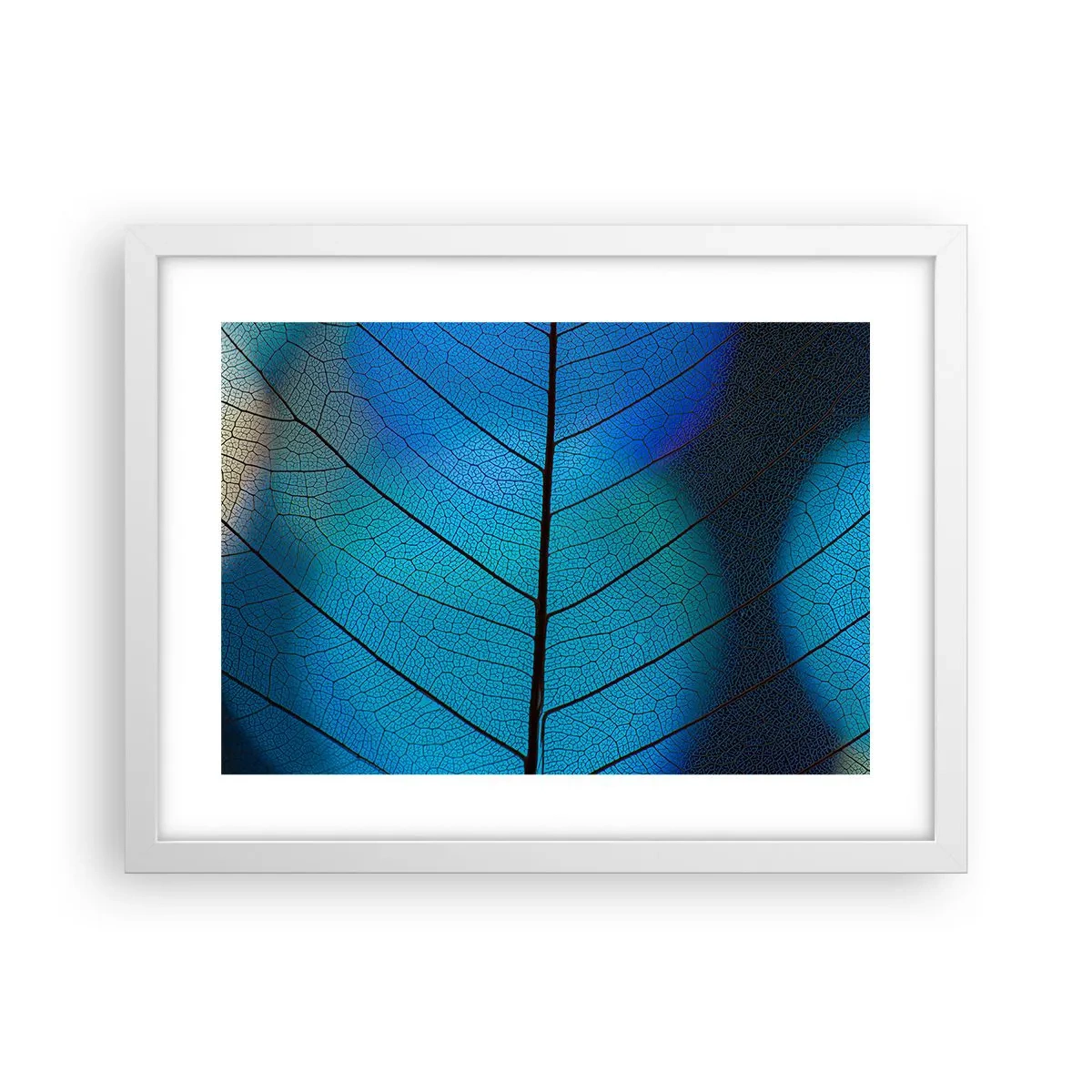 Affisch i vit ram - Invecklad konstruktion - 40x30 cm