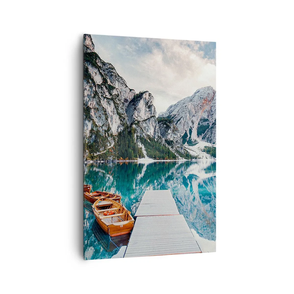 Canvastavla - Bild på duk - Vi visar dig skönhet - 80x120 cm