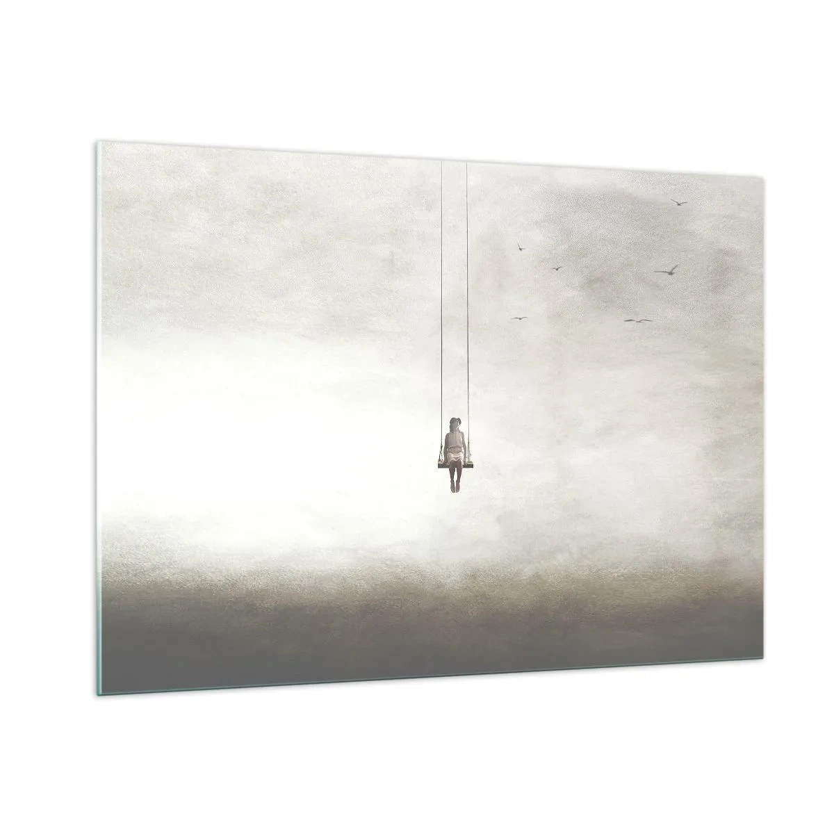 Glastavla - Bild på glas - Barn i oss - 100x70 cm
