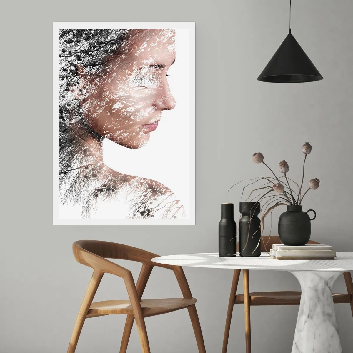 Affisch - Skogens ande - 40x50 cm