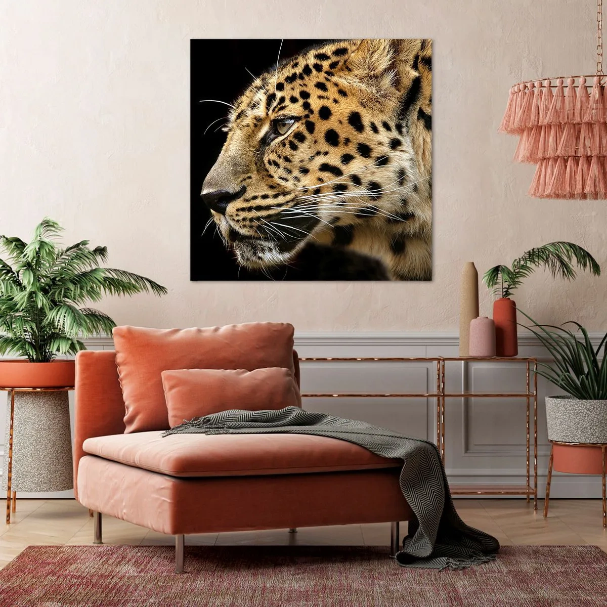 Canvastavla - Bild på duk - Lugn, fokuserad, redo - 40x40 cm