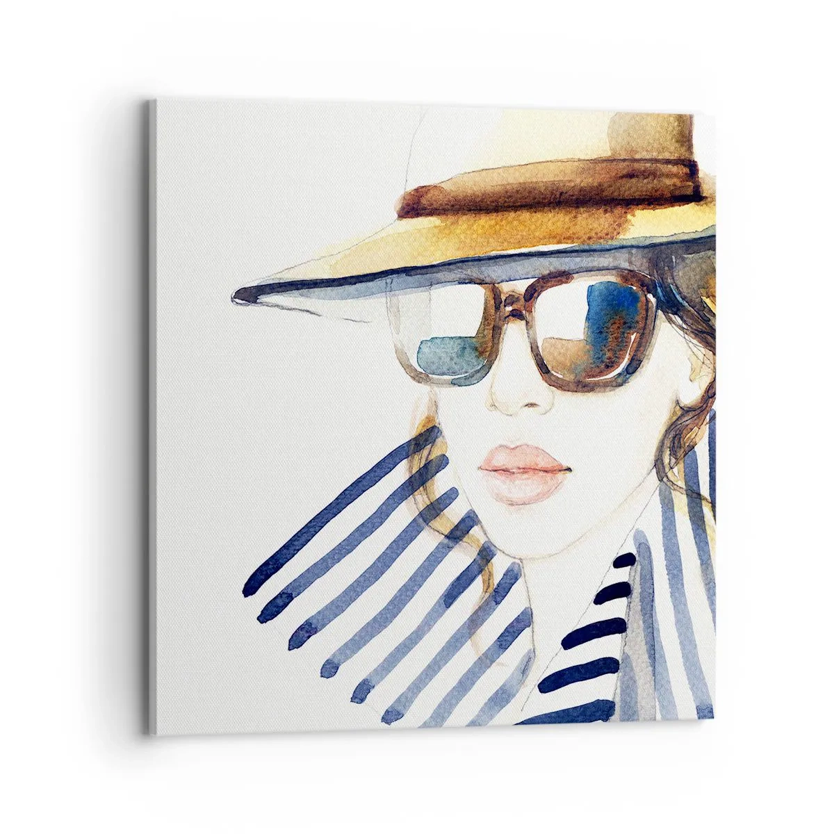 Canvastavla - Bild på duk - Välkommen till Florida! - 70x70 cm