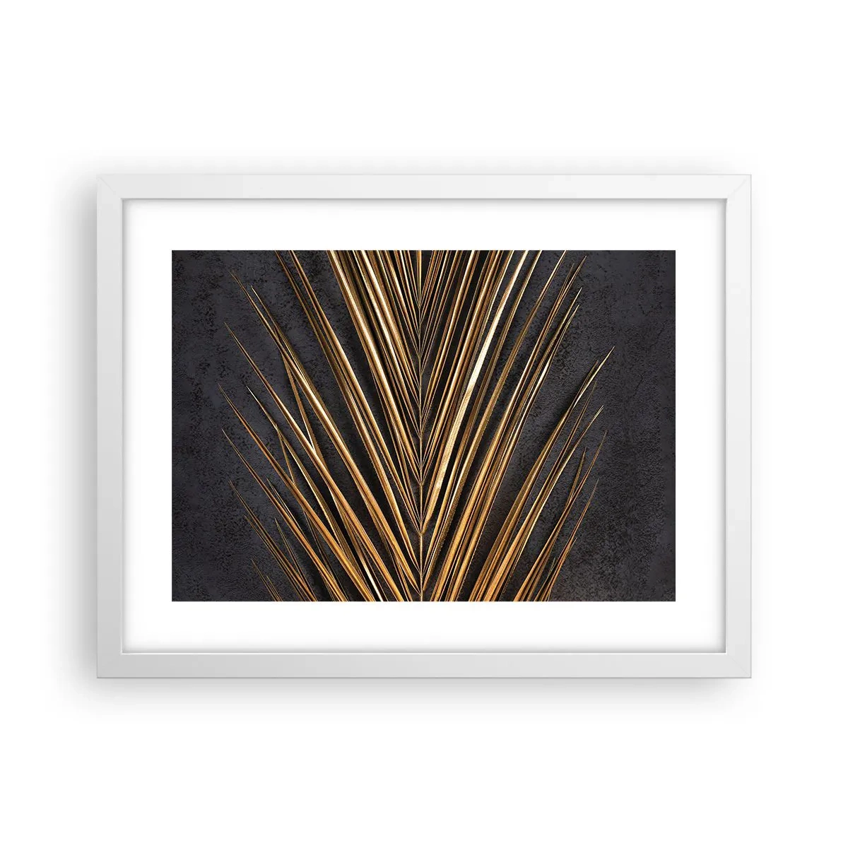 Affisch i vit ram - Tropikens guld - 40x30 cm