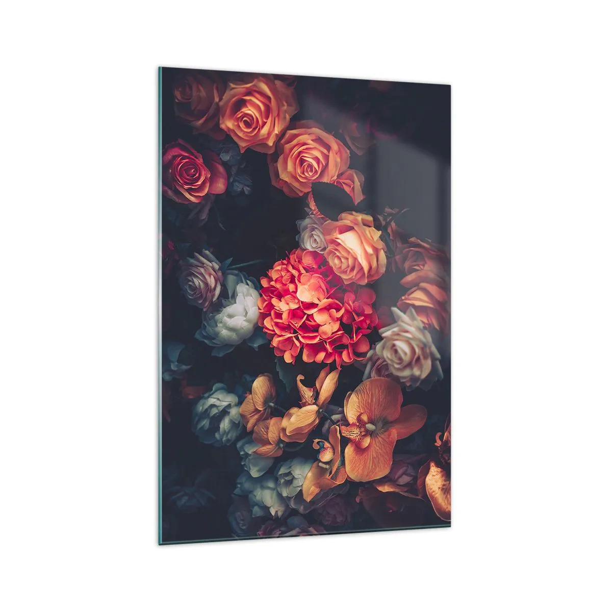 Glastavla - Bild på glas - Som hos de holländska mästarna - 70x100 cm