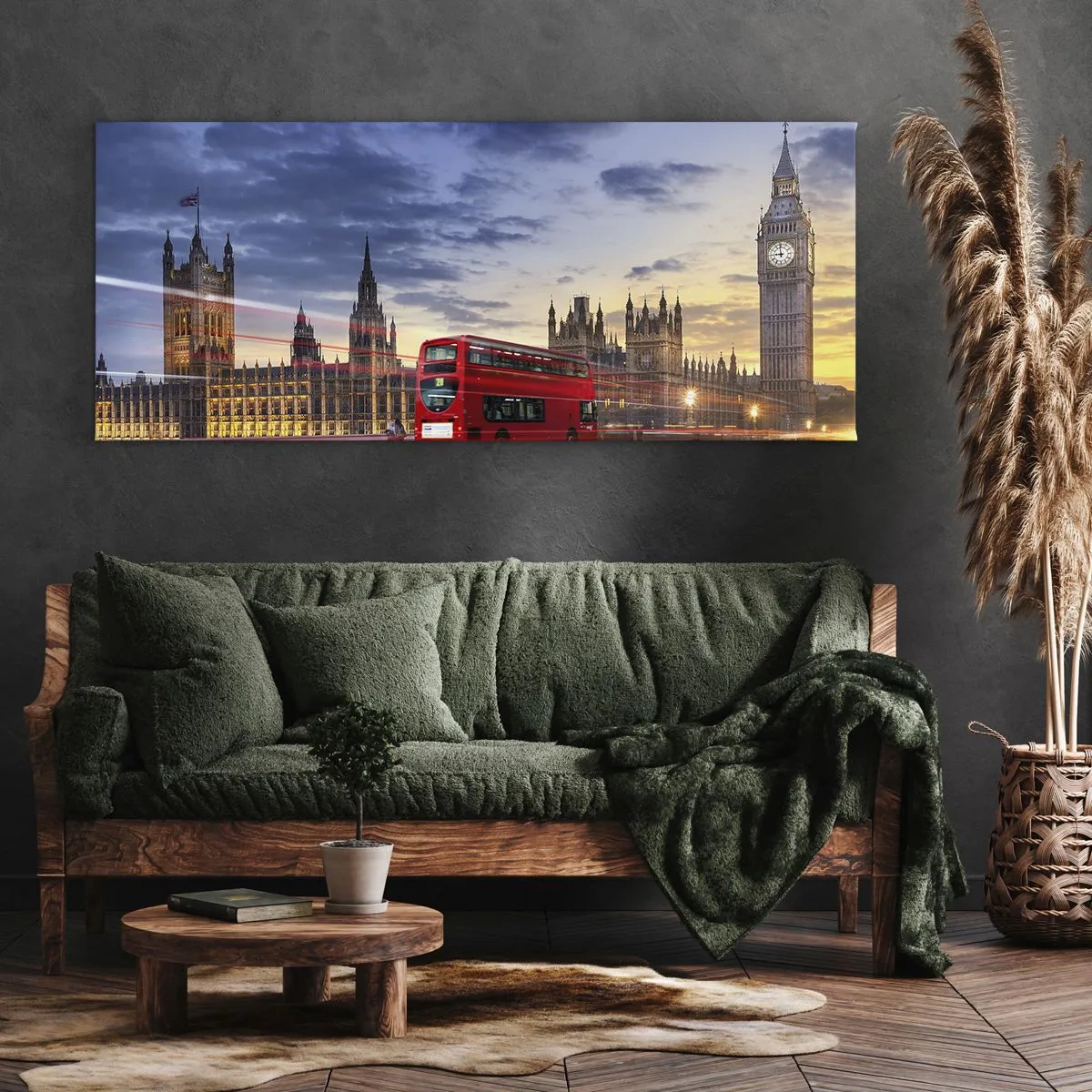 Canvastavla - Bild på duk - Särdrag - 120x50 cm