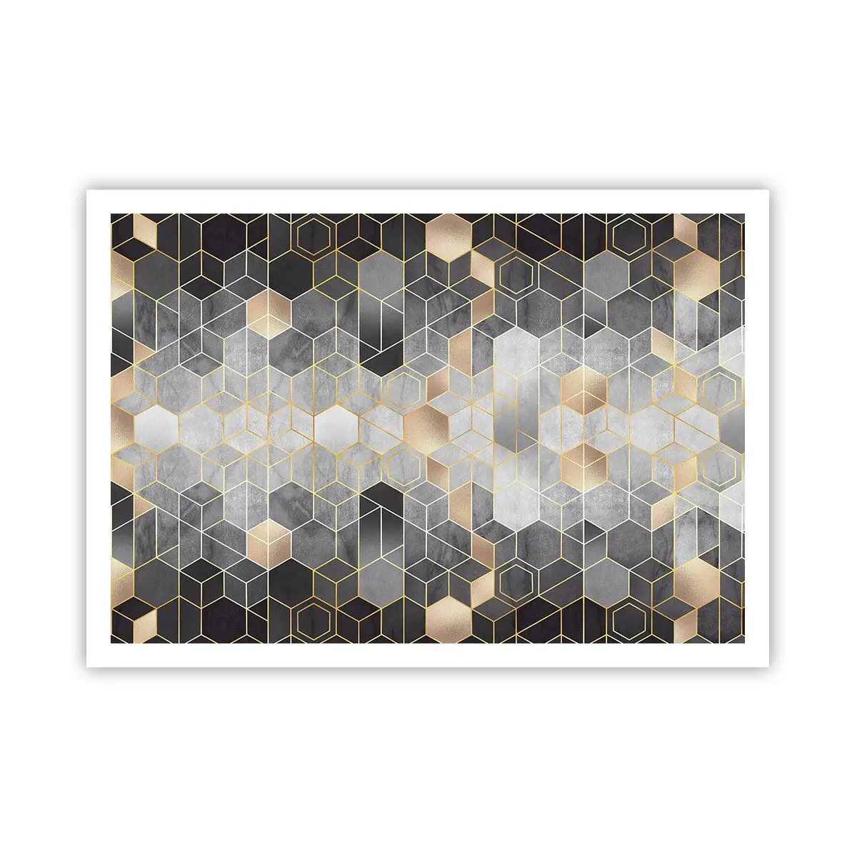 Affisch - Diamantkomposition - 100x70 cm