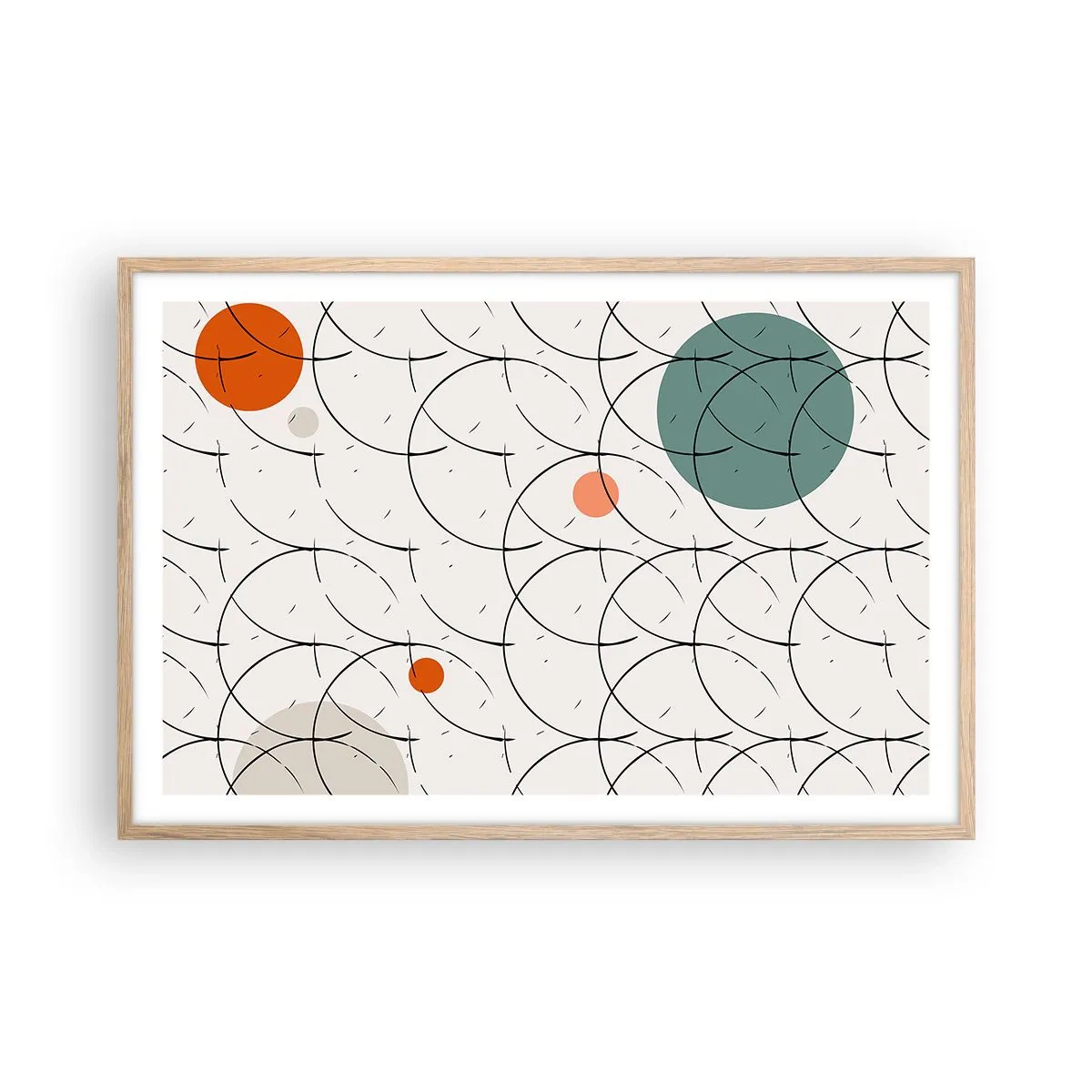 Affisch i ram av ljusek - I popkonstens anda - 91x61 cm