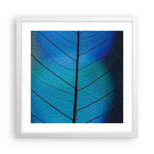 Affisch i vit ram - Invecklad konstruktion - 40x40 cm