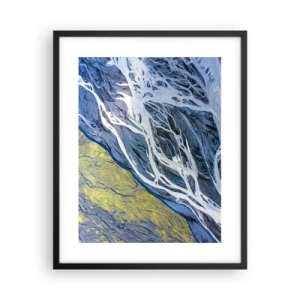 Affisch i svart ram - Naturens grottmålningar - 40x50 cm