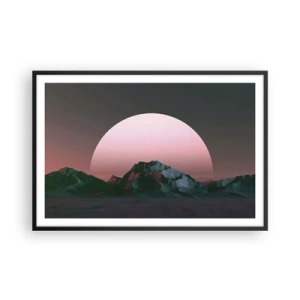 Affisch i svart ram - I den granliggande galaxen - 91x61 cm