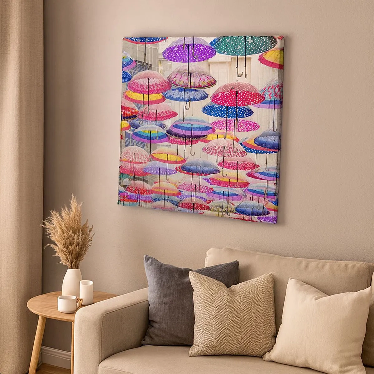 Canvastavla - Bild på duk - Stadsäng - 30x30 cm