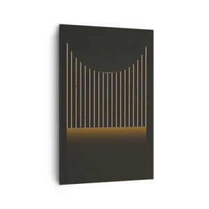 Canvastavla - Bild på duk - Utforska mörkret - 80x120 cm