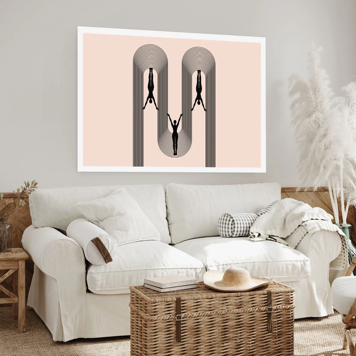 Affisch - Upp och ner - 100x70 cm