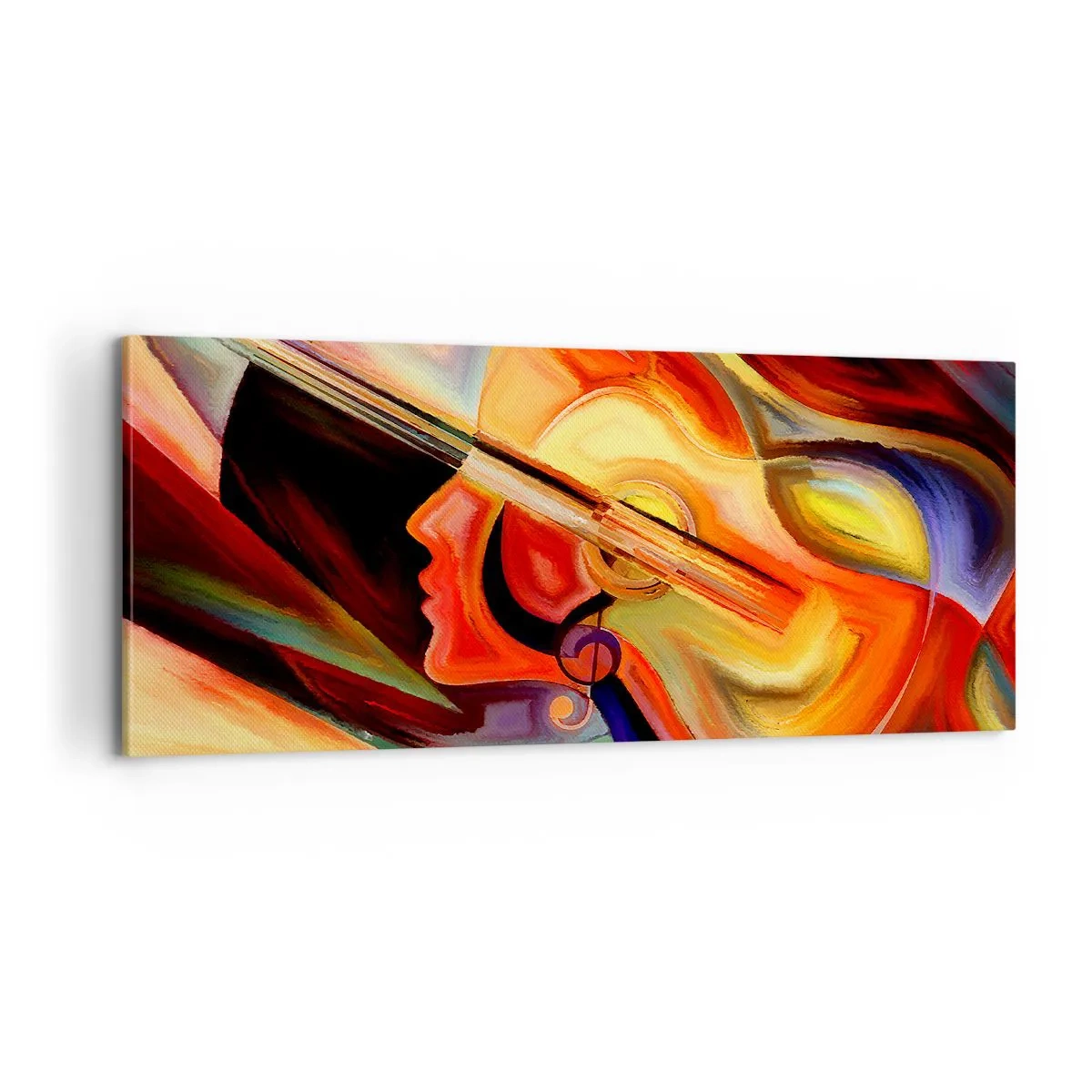 Canvastavla - Bild på duk - Allt väl - 100x40 cm
