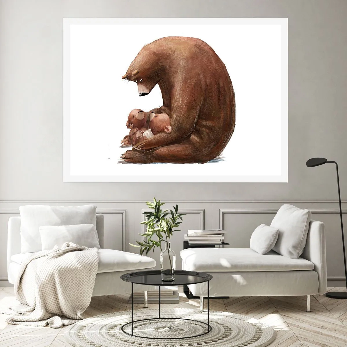 Affisch - Söta drömmar, barn - 100x70 cm