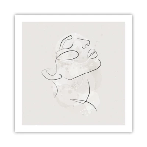 Affisch - Drömmens kontur - 60x60 cm