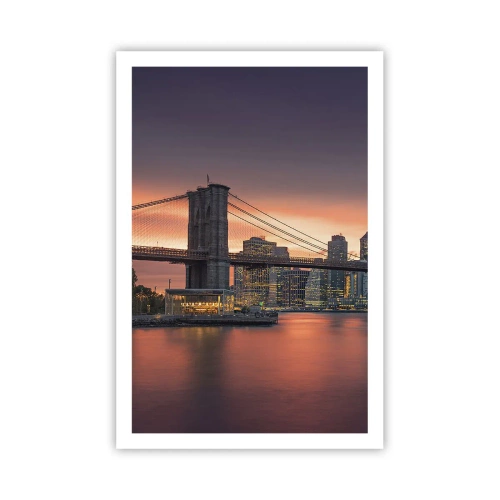 Affisch - Doppad i lila tystnad - 61x91 cm