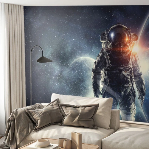 Fototapet på mått Premium Canvas - Äventyr i rymden - Kosmos, Astronaut, Stjärnor