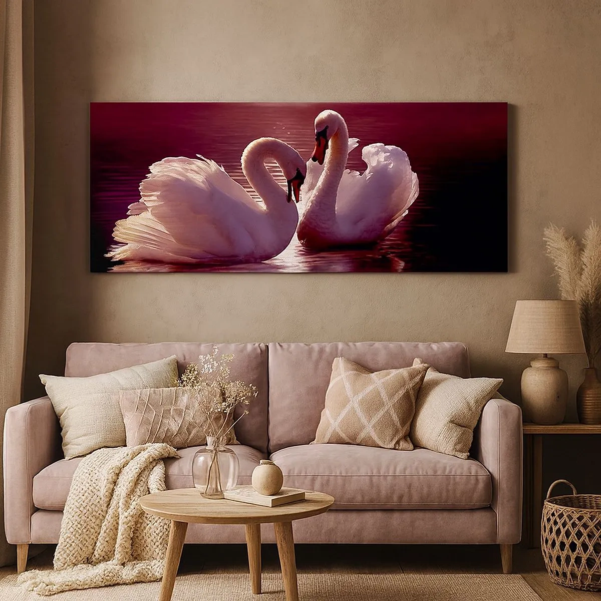 Canvastavla - Bild på duk - Tills döden skiljer oss - 100x40 cm