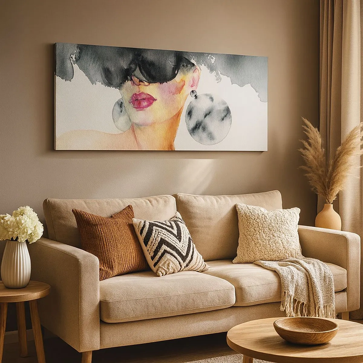 Canvastavla - Bild på duk - Elegansens hemlighet - 100x40 cm